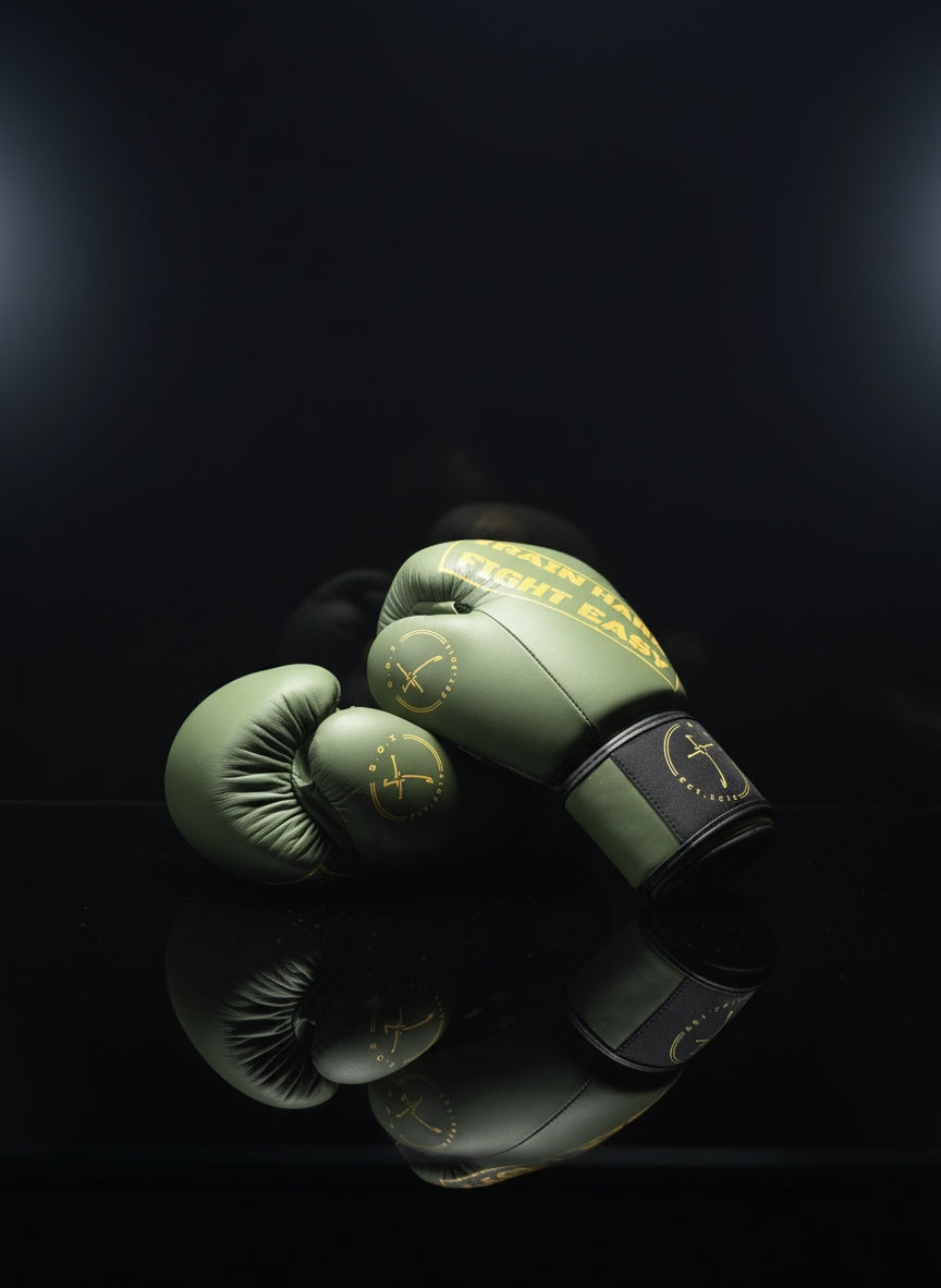 Boxhandschuhe Military Yellow