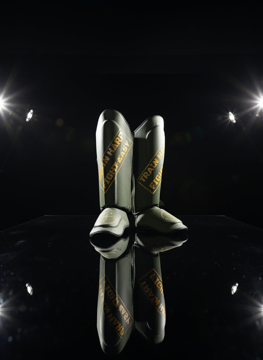 Schienbeinschoner Military Yellow