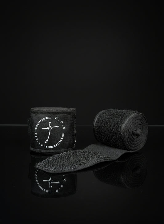 Box Bandagen in weiß 4 m lang -stabiler Handgelenk und Knöchelschutz für Boxen Kickboxen und Muay Thai